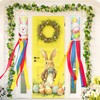 NOVWANG 2 Pcs Easter Windsock,40 Inch Bunny Easter Windsock Spring