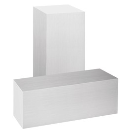 1x2x6 inch Aluminum Bar 1pcs Aluminum Flat Bar 6061 Solid Extruded Lathe Bar Stock Aluminum Flat Plate Aluminums General Purpose Plate for Industrial, DIY Craft, 25x50x150MM