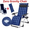 H&ZT Adjustable Chair Folding Lounge Chair Reclining Patio Chairs with