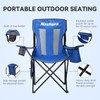 Nazhura Nazhura 2 Pack Outdoor Camping Chairs Folding/Foldable/Portable with Cooler