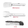 ROXON 6-in-1 BBQ Multi Tool Detachable and Foldable Grill Tool