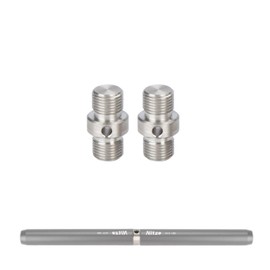 Nitze M11 Thread 15mm Rod Connector for 15mm Rod with M11 Female Inner Thread (2 Pcs) - PD15B