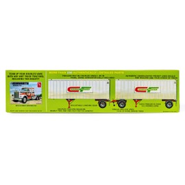 AMT "Double Header" Tandem Van Trailers - 1/25 Scale Model Trailer Kit