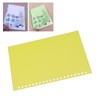 50-Pack A5 PP Plastic Sheet Protectors, Translucent Cover, 20-Hole Design