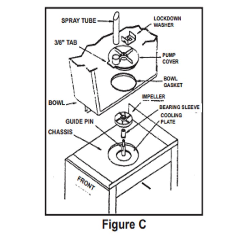 Impeller, Replaces Crathco 3587
