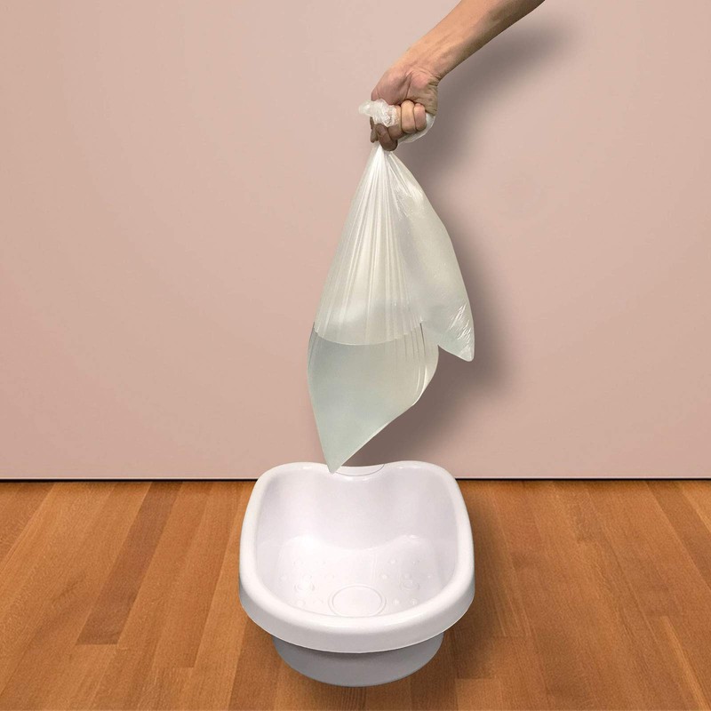 100 Disposable Lightweight Non-Toxic Plastic Foot Liners for Large Ionic