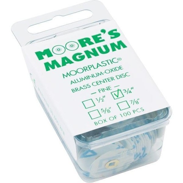 E. C. Moore's Magnum Aluminum Oxide Snap-on Disc 3/4" Fine