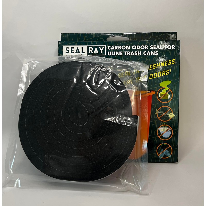 SealRay Carbon Seal for Outdoor Trash Can - Odor Neutralizer