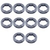 Gubeter 10pcs 22mm 3/8" 7T Sprocket Rim Std Kit for