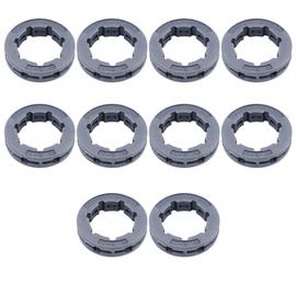Gubeter 10pcs 22mm 3/8" 7T Sprocket Rim Std Kit for Stihl Ms660 066 Ms650 064 Ms661 Ms460 046 Ms461 Chainsaw 68210