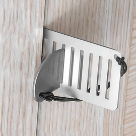 Portable Travel Safety Door Lock Security Device Gold 2ea