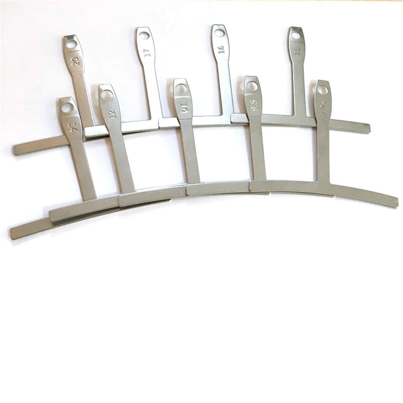 Miwayer Set of 9 Understring Radius Gauge Guitar Tools for