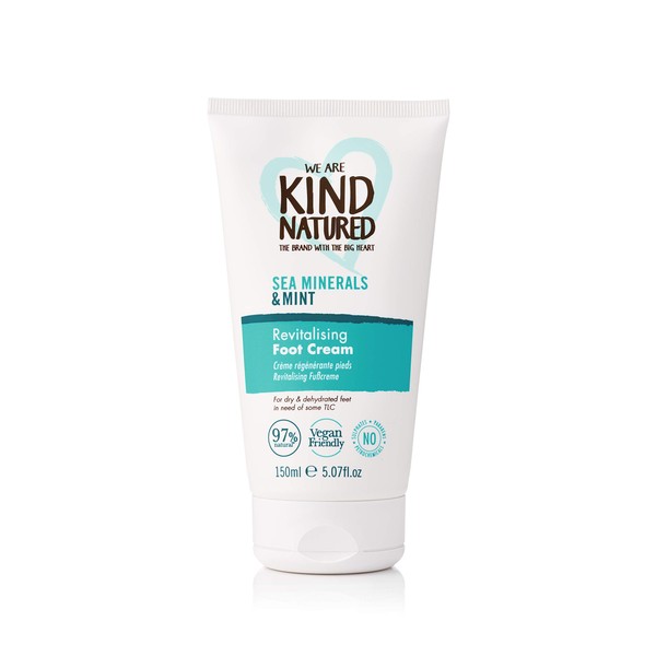 KIND NATURED Sea Minerals and Mint Revitalising Foot Cream, 150 ml (Pack of 1)