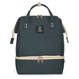 Mochila para sacaleches, doble capa para madre al aire última intervensión, bolsa de trabajo grande, Azul, Large