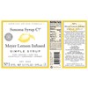 Sonoma Syrup Co Meyer Lemon Simple Syrup 12.7 ounces for