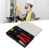 1201Pcs Electrical Wire Terminal Set Cold Pressed with Red Plier