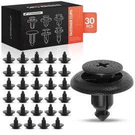 A-Premium 30PCS Nylon Door Trim Panel Clip Screw-Type Retainer Compatible with Toyota RAV4 1997-2024 - For 7mm Hole