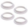 DBOO 4 Pcs Plastic Lamp Shade Reducer Ring Converter E27