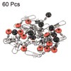 PATIKIL Fishing Line Sinker Slides 44LBS Load Capacity 60pcs Float