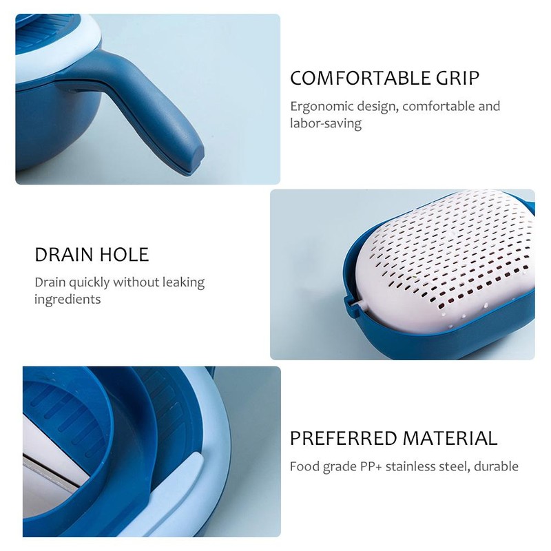 Multifunctional Kitchen Potato Carrot Cucumber Mandoline Grater Cutter Grater Shredders