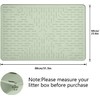 OHMO Cat Litter Mat Large Trapping Mat Premium Silicone Rubber