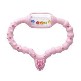 Cura Baby Girl Teething Ring Pink Pack of 1