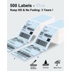 Phomemo 4x6 Thermal Labels for Shipping Label Printer - 500PCS