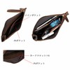 GRANVEL Clutch Bag, Second Bag, Men's, Genuine Leather, For Weddings,