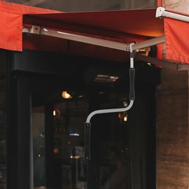 Hemobllo Awning Crank Handle, Manual Winder Stable Hand, Retractable Canopy Fittings for Outdoor Sunshade and Rain Protection