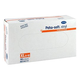 PEHA-SOFT Vinyl Gloves Powder Free XL Pack of 100