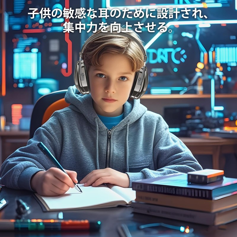 QearFunXD Earmuffs for Children, Soundproofing, Sound Insulation, Hearing Protection, Hearing