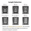 Olukssck [2 Pairs] Flat Glitter Shiny Metallic Shoe Laces for