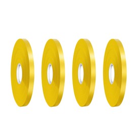 COSORO 200m Yellow Curling Ribbon for Balloons, 5mm Thick, 4 Rolls, Plastic Material, Perfect for Birthday, Baby Shower, Wedding, Outdoor Party, Gift Wrapping, Hair Decoration