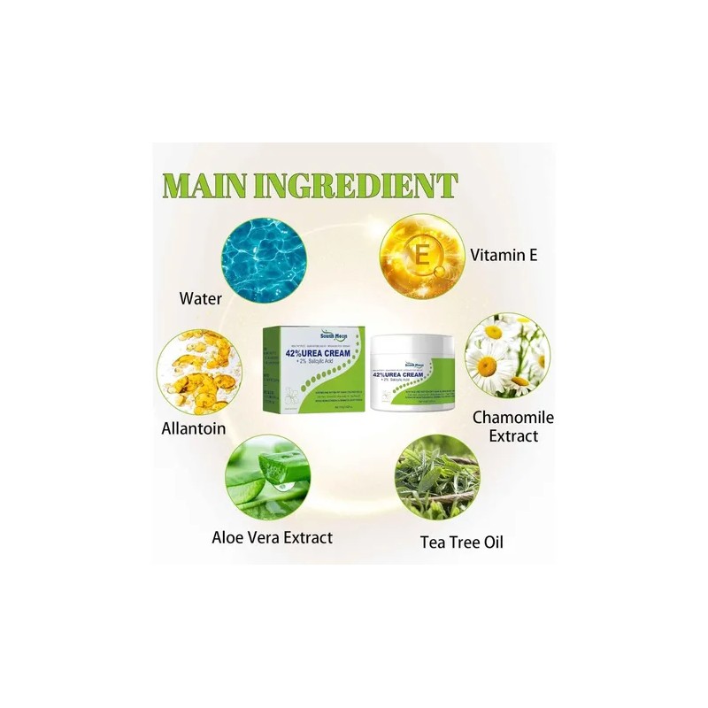 Crema De Urea Al 42%, Repara Pies Y Manos Secos
