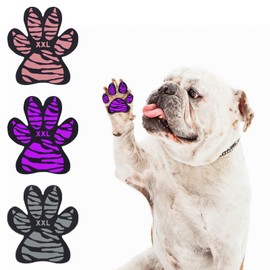 SCENEREAL Anti-Slip Dog Paw Protector Gripper Traction Pads for Small Medium Large Senior Dogs, Dog Feet Stickers with Stronger Adhesive for Hardwood Floors Hot Pavement, 9 Sets(36 Pcs) M