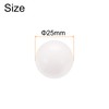sourcing map 20pcs POM Bearing Balls 25mm Solid Plastic Bearing