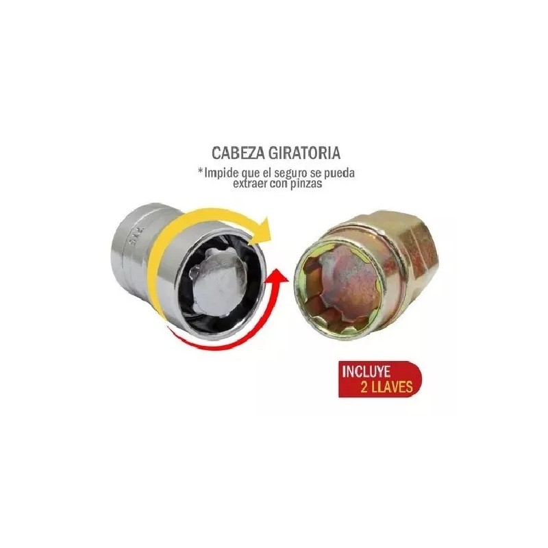 Mikel's Set 4 Tuercas Birlos Seguridad Mikels Kia Sportage 2