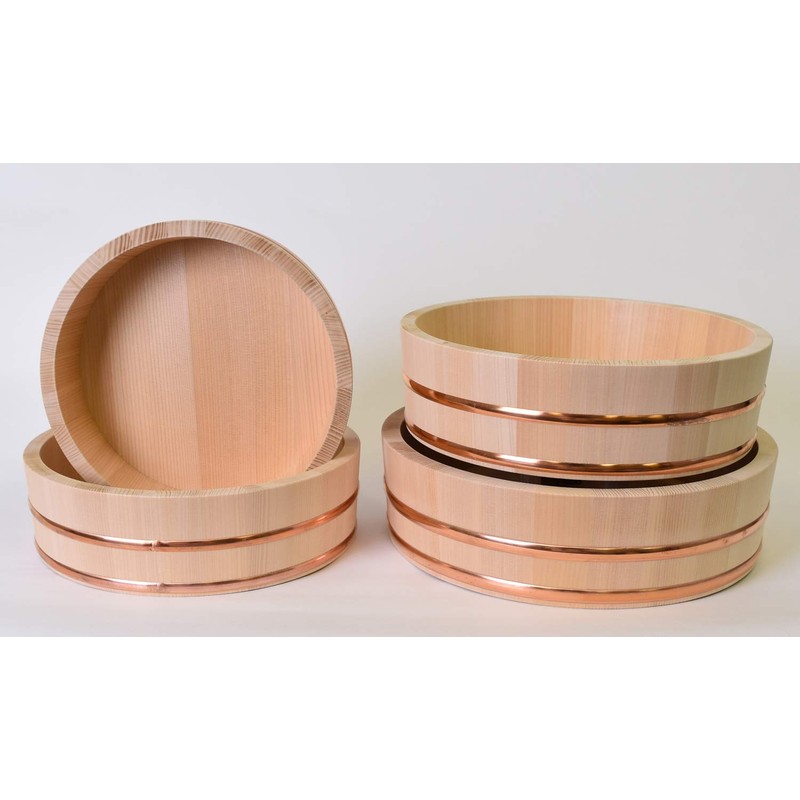 Kiso Crafts FH-24 Wooden Sushi Rice Stand, Made in Japan,