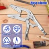 Radiator Hose Clamp, 10" Self-Locking Line Pinch Off Pliers, Pipe