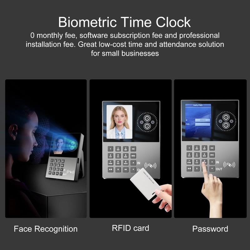JIAN BOLAND Employee Time Clock-Time Clocks for Employees Small Business