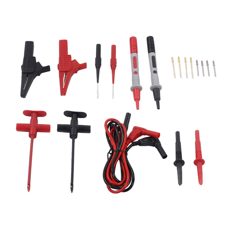 Multimeter Test Leads Kit Crocodiles Clip Banana Plug Testing Cable