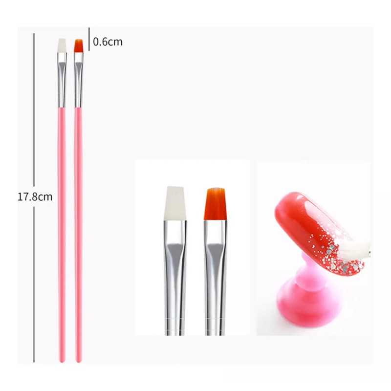 generic Juego De Pinceles De Uñas De 15 Piezas Para