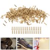 500Pcs Hollow Rivet Brass Decorative Through Hole Excellent Corrosion Resistance