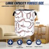 Personalize Baseball Laundry Basket Oxford Cloth Foldable Funny Laundry Hamper