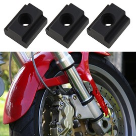 The Lord of the Tools M6 T-slot nuts for mounting on T-slot rails, T-slot nuts, black, medium, carbon steel, pack of 30
