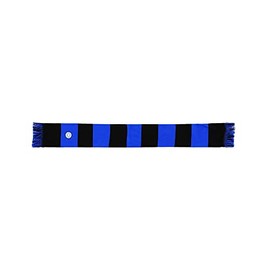 Inter Sciarpa Tubolare Nuovo Logo a Righe, Acrilico, Unisex Adulto, Nero/Blu, Taglia Unica