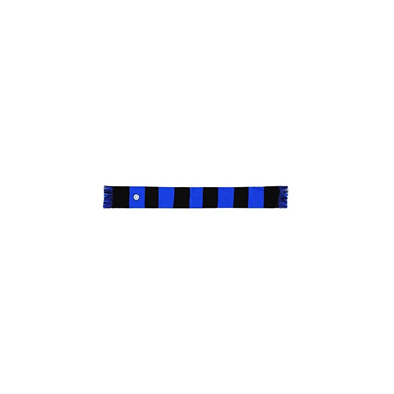 Inter Sciarpa Tubolare Nuovo Logo a Righe, Acrilico, Unisex Adulto,