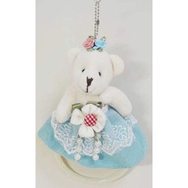 Kawahata 1712TAR003 Towel Hanger, Towel Hook, Towel Rack, Towel Included, Bear, Blue