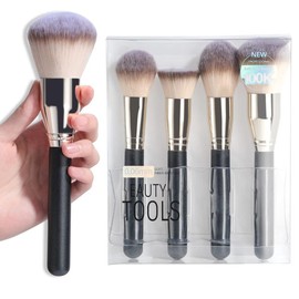BS-MALL Makeup Brush Set 4 count Premium Foundation Synthetic Powder Concealers Makeup Brushes Big Cosmetic Brushes…