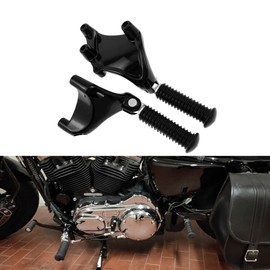 HCmotorku Motorcycle Rear Passenger Foot Pegs Rests Pedal Mount Kit Fit For Harley Sportster XL 883 1200 Iron Forty-Eight 48 Seventy-Two 72 2014-2022